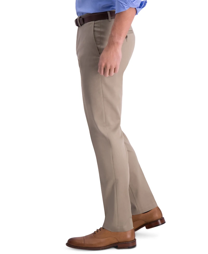Haggar Men's Iron Free Premium Khaki Slim-Fit Flat-Front Pant