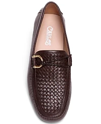 Carlos by Santana Men's Malone Interweave Leather Slip-On Driving Loafers