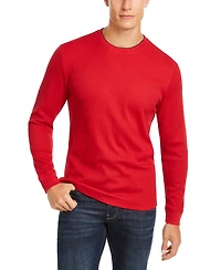 Club Room Men's Thermal Crewneck Shirt, Created for Macy's