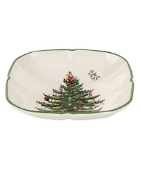 Spode Christmas Tree Sculpted Square Dish