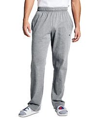 Champion Men's Jersey Open-Bottom Pants