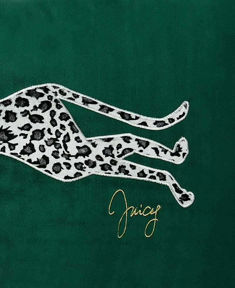Juicy Couture Velvet Cheetah Decorative Pillow, 14" x 24