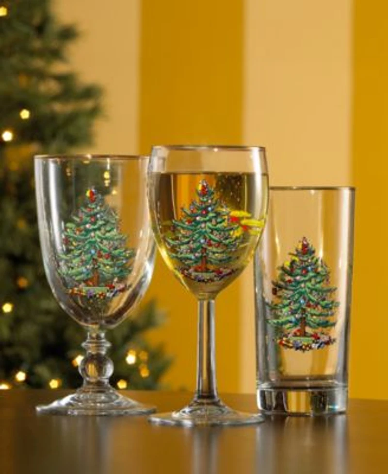 Spode Christmas Tree Glassware Collection