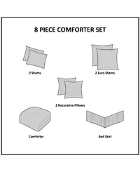 Madison Park Cassandra 8-Pc. Comforter Set, California King