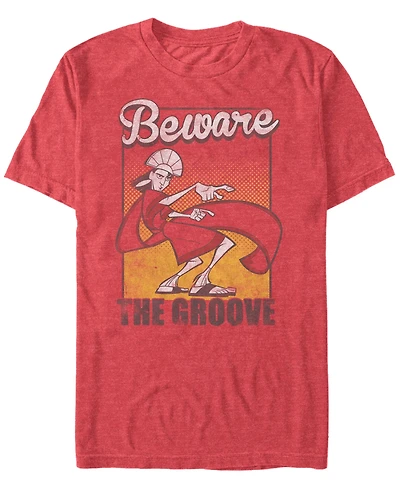 Disney Men's The Emperor's New Groove Kuzco Beware of Short Sleeve T-Shirt