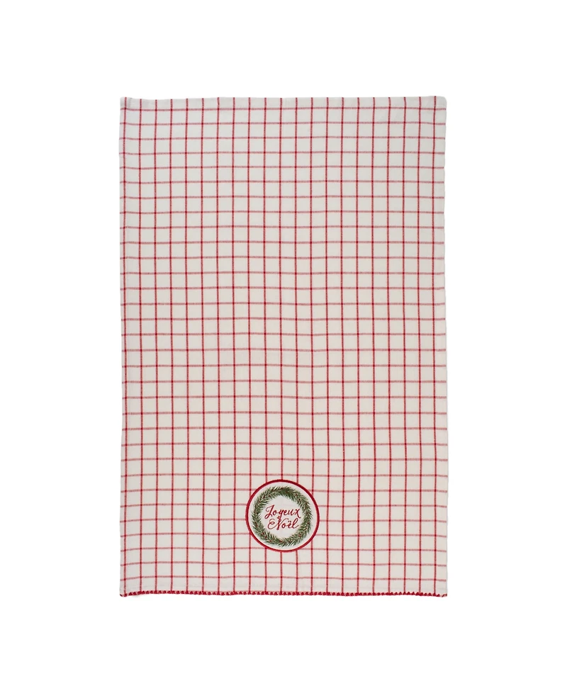 Design Imports Assorted Noel Embellished Dishtowel Set