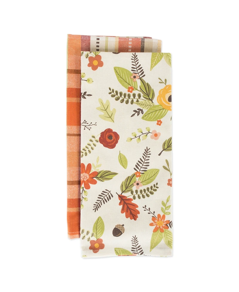 Design Imports Assorted Fall in Love Dishtowel Set