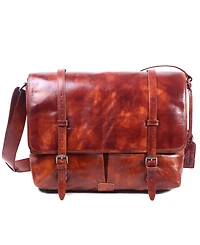 Old Trend Speedwell Leather Messenger Bag