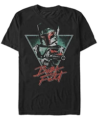 Star Wars Men's Classic Boba Fett Blaster Short Sleeve T-Shirt