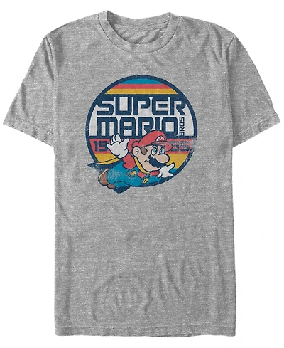 Nintendo Men's Super Mario Flying Short Sleeve T-Shirt