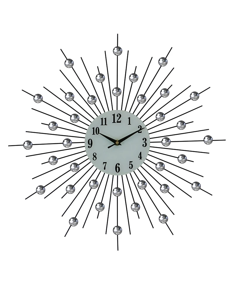 Three Star Spikes Wall Clock