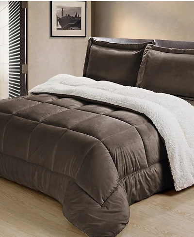 Ultimate Luxury Reversible Micromink and Sherpa 2-Pc. Comforter Set, Twin