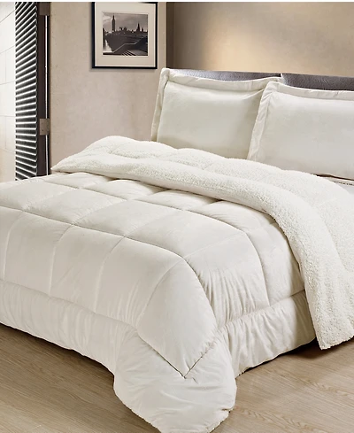 Ultimate Luxury Reversible Micromink and Sherpa 2-Pc. Comforter Set, Twin