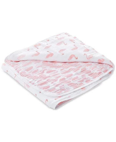 aden by aden + anais Baby Girls Swan Printed Blanket