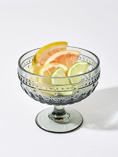Euro Ceramica Fez Footed Compote Glasses, Set of 4