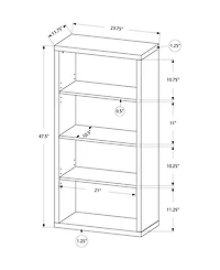 Monarch Specialties 48" H Bookcase