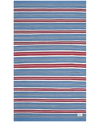 Lauren Ralph Lauren Leopold Stripe LRL2462D Royal Blue 4' X 6' Outdoor Area Rug
