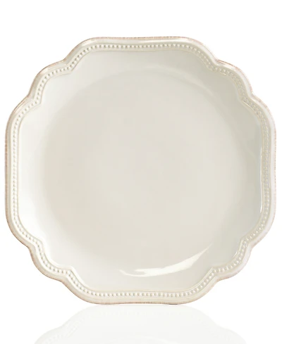 Lenox Dinnerware, French Perle Bead White Salad Plate
