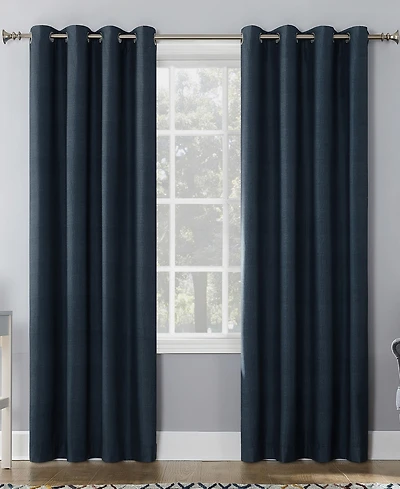 Duran Thermal Insulated 100% Blackout Grommet Curtain Panel