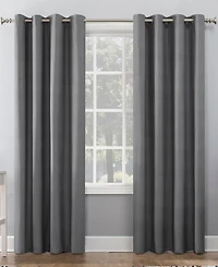 Duran Thermal Insulated 100% Blackout Grommet Curtain Panel