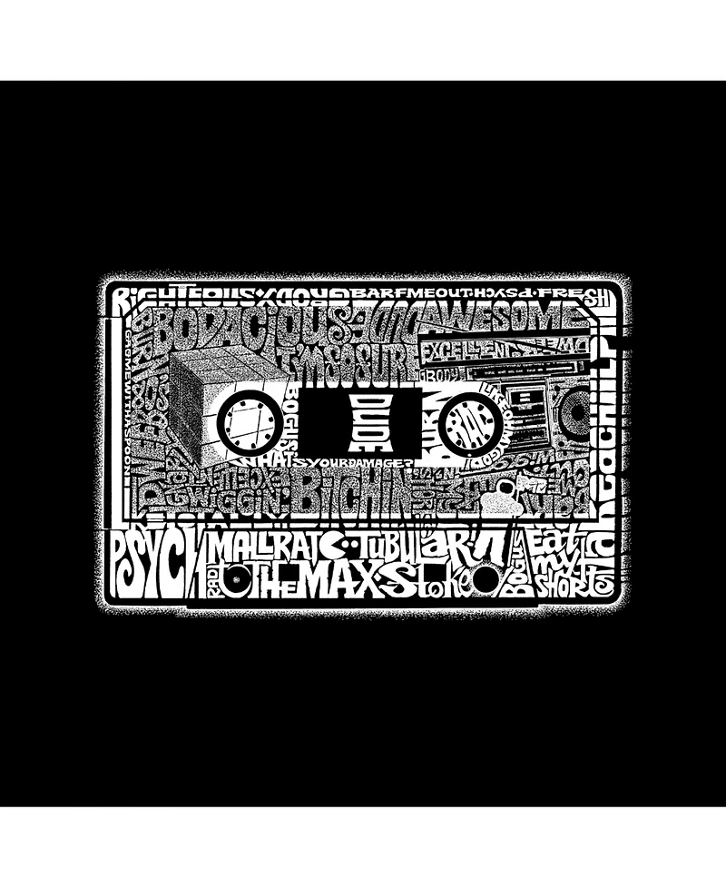 La Pop Art Men's Premium Word T-Shirt - The 80's