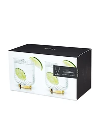 Viski Gatsby Tumblers, Set of 2, 12 Oz
