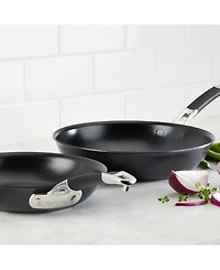 Anolon SmartStack 10" & 12" Hard-Anodized Nesting Skillet Set