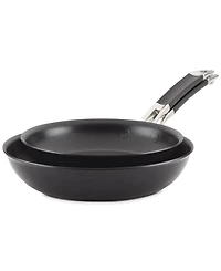 Anolon SmartStack 8.5" & 10" Hard-Anodized Nesting Skillet Set