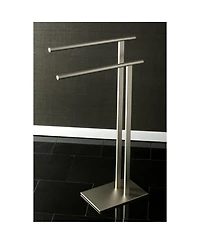 Kingston Brass Double L Shape Pedestal Towel Holder