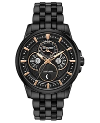 Citizen Eco-Drive Men's Calendrier Gray Stainless Steel Bracelet Watch 44mm