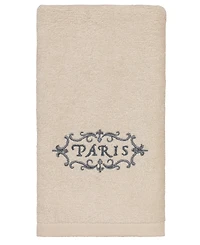Avanti Paris Botanique Embroidered Cotton Fingertip Towel, 11" x 18"