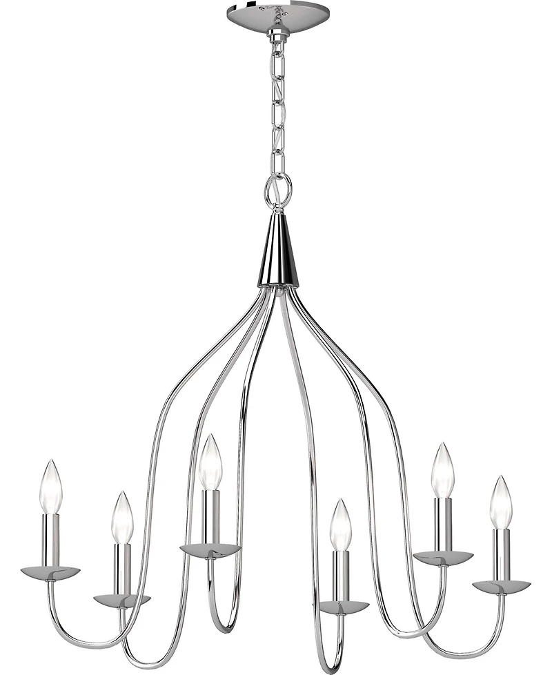 Volume Lighting Windsor 6-Light Hanging Chandelier