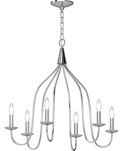 Volume Lighting Windsor 6-Light Hanging Chandelier