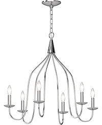 Volume Lighting Windsor 6-Light Hanging Chandelier