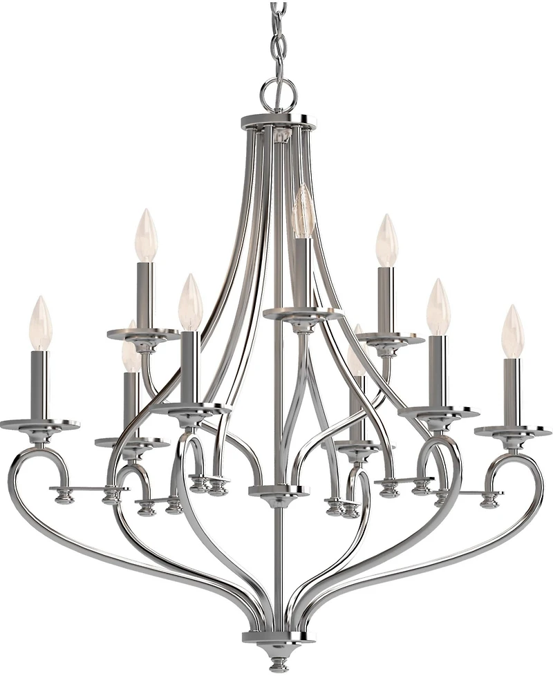 Volume Lighting Tes 9-Light Hanging Chandelier