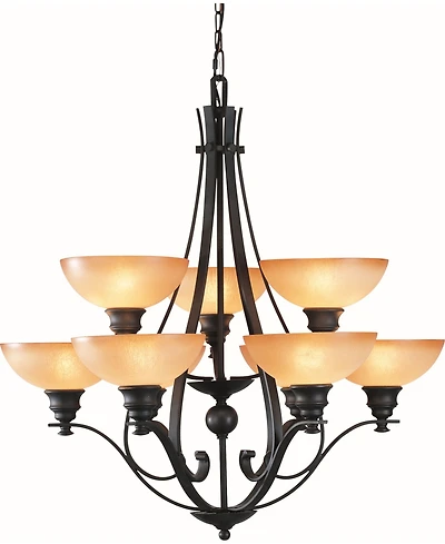 Volume Lighting Rainier 9-Light Hanging Chandelier