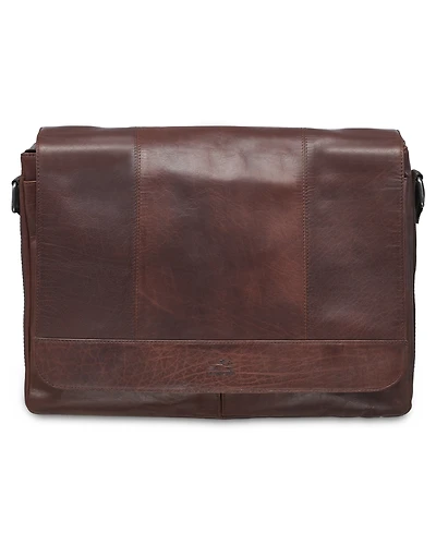 Mancini Buffalo Collection Laptop/ Tablet Messenger Bag
