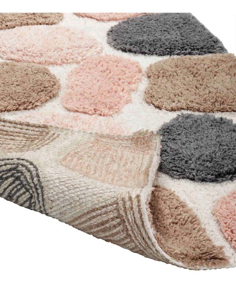 Chesapeake Pebbles Plush Bath Runner, 24" x 60"