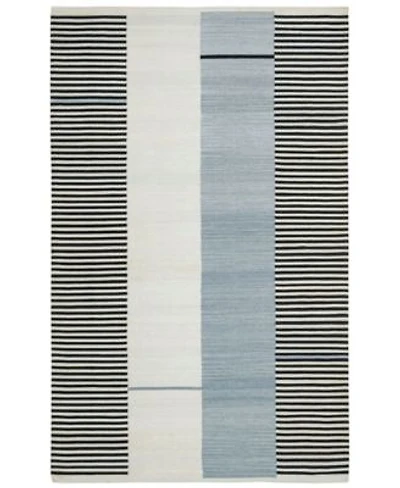 Lauren Ralph Lauren Aryn Stripe Lrl7310c Slate Area Rug Collection