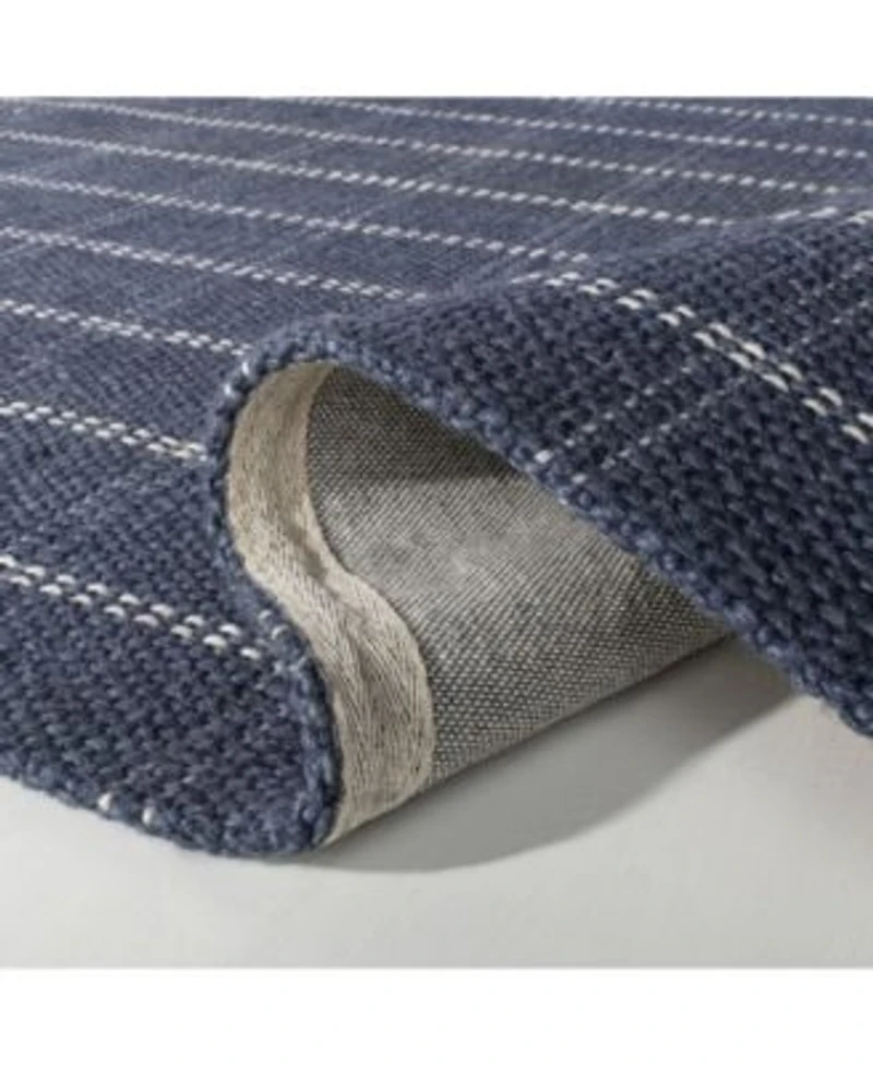 Lauren Ralph Lauren Tamworth Check Lrl6450d Navy Area Rug Collection