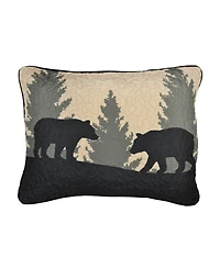 American Heritage Textiles Bear Walk 3 Piece Quilt Set, Queen