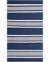 Lauren Ralph Lauren Hanover Stripe LRL2461A Navy Outdoor Area Rug Collection