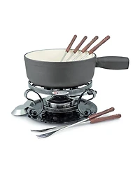 Swissmar Lugano 9 Piece Cast Iron Fondue Set