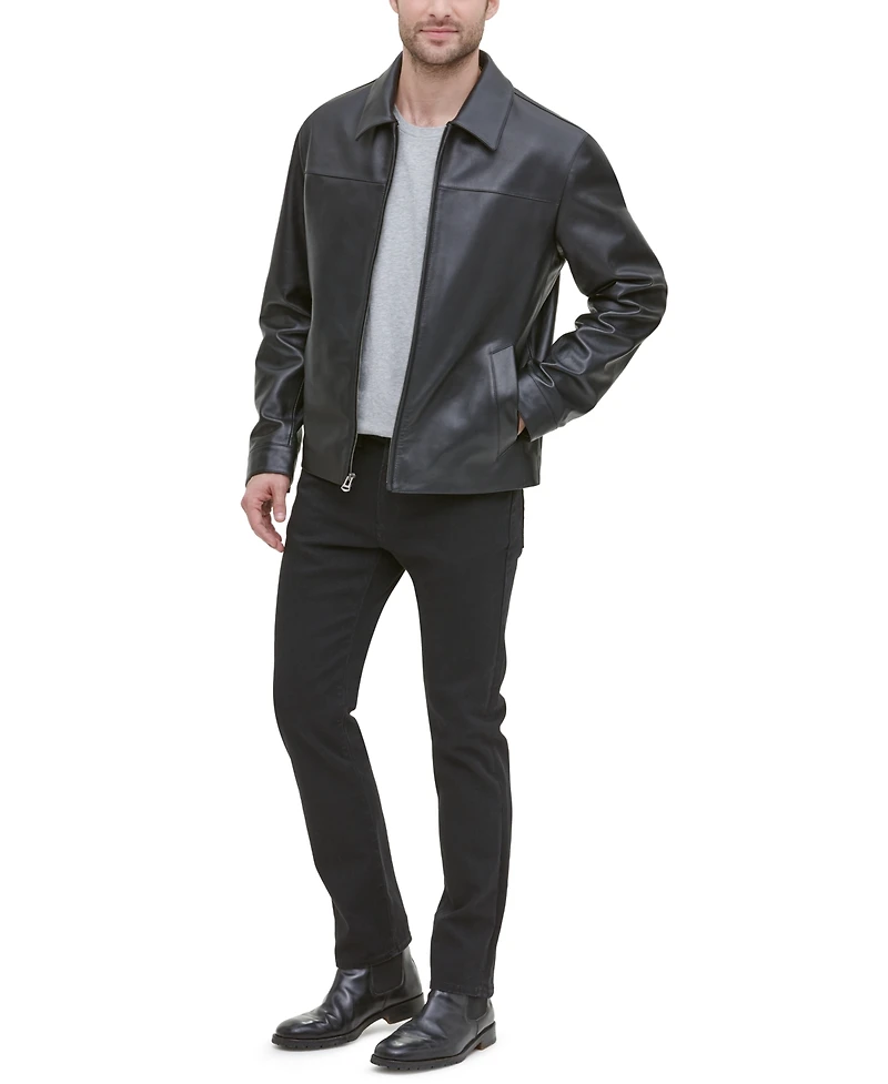 Cole Haan Men's Leather Jacket, Created for Macy's