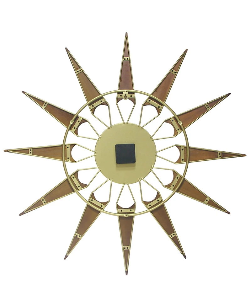 Infinity Instruments Starburst Wall Clock
