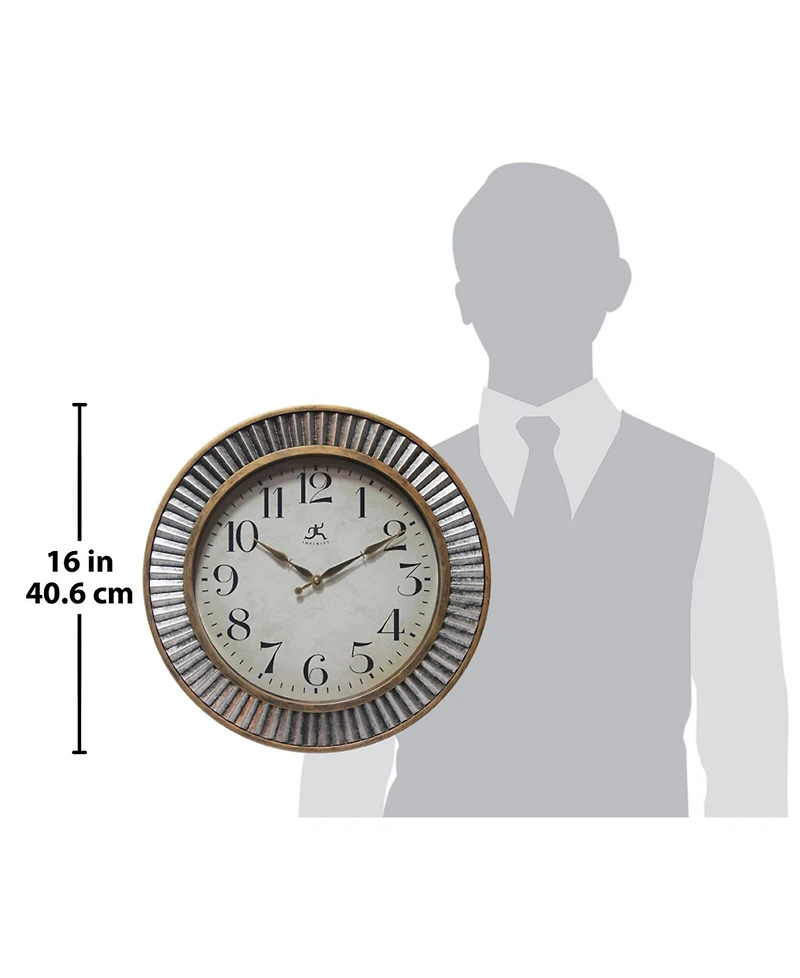 Infinity Instruments Round Wall Clock