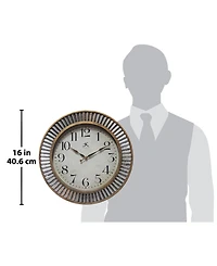 Infinity Instruments Round Wall Clock