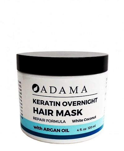 Zion Health Adama Minerals Keratin Hair Mask, White Coconut with Argan Oil