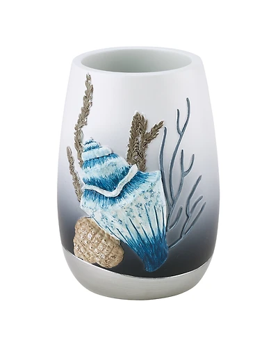 Avanti Blue Lagoon Ombre Seashells Tumbler