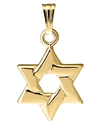 Children's Star of David Pendant in 14k Yellow Gold